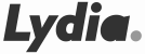 A logo 'Lydia' written in black, bold italics.